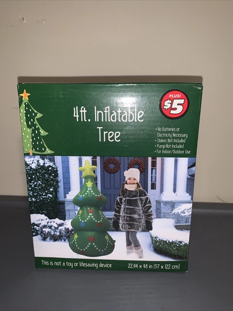 4 ft.  inflatable Christmas tree