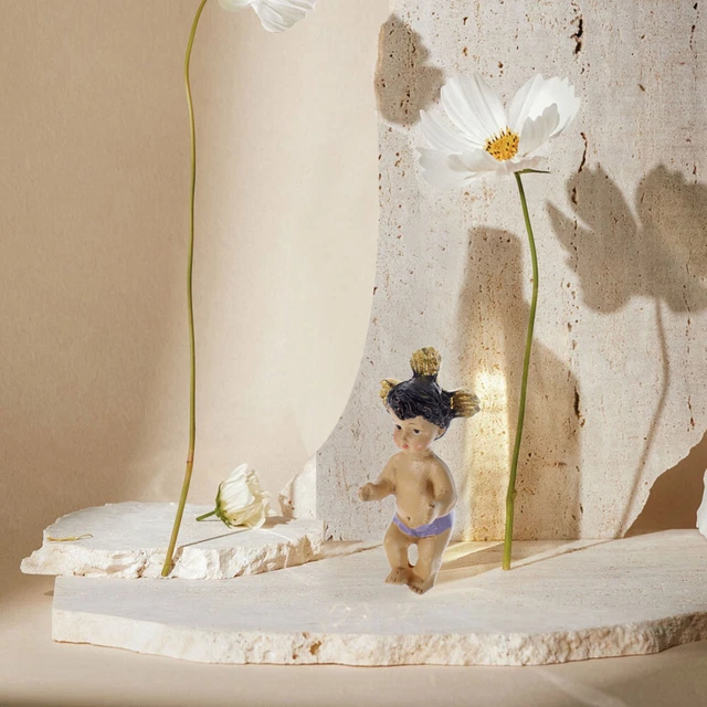 Desktop - resina - scultura di Gesù, statua di Gesù Bambino, figura religiosa di Gesù,