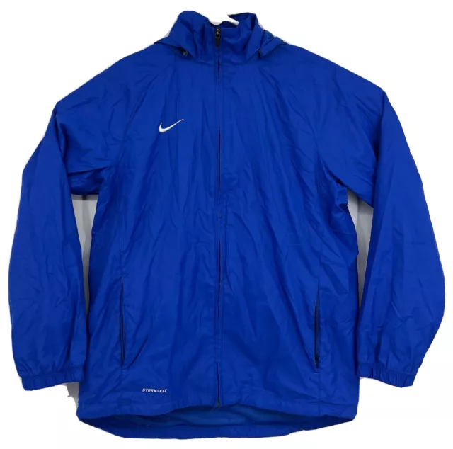 Nike Foundation 12 Rain Jacket Storm Fit Youth XL Blue 447421
