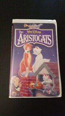 "The Aristocats" A Walt Disney Masterpiece Collection Edition Case VHS 2529 1996