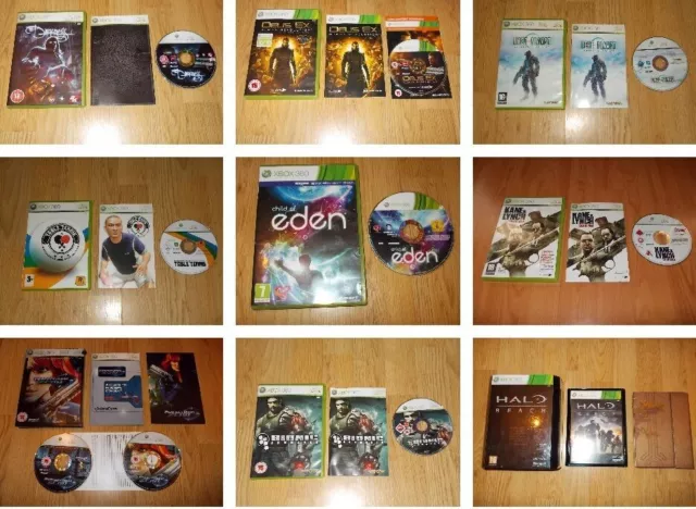 Xbox 360 - One X-Box - Jeux Complets Version Pal - Choisissez Celui Que...