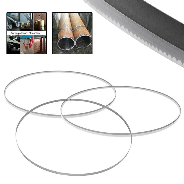 130.5" x 1"x 0.35" 8/12 Portable Band Saw Blade M42 Bi-metal 3PCS