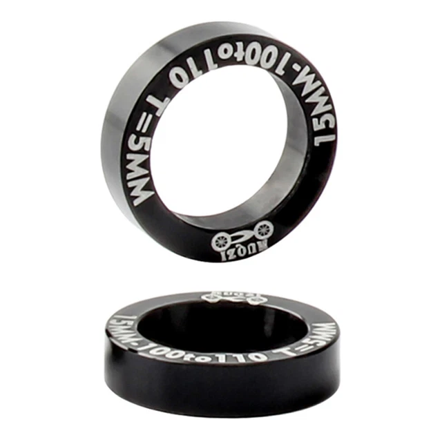 Entretoise De Volant 1 Pouce (25mm) - Aluminium Noir - Adaptateur Universel 6 Troux Pour Rehaussement Confort