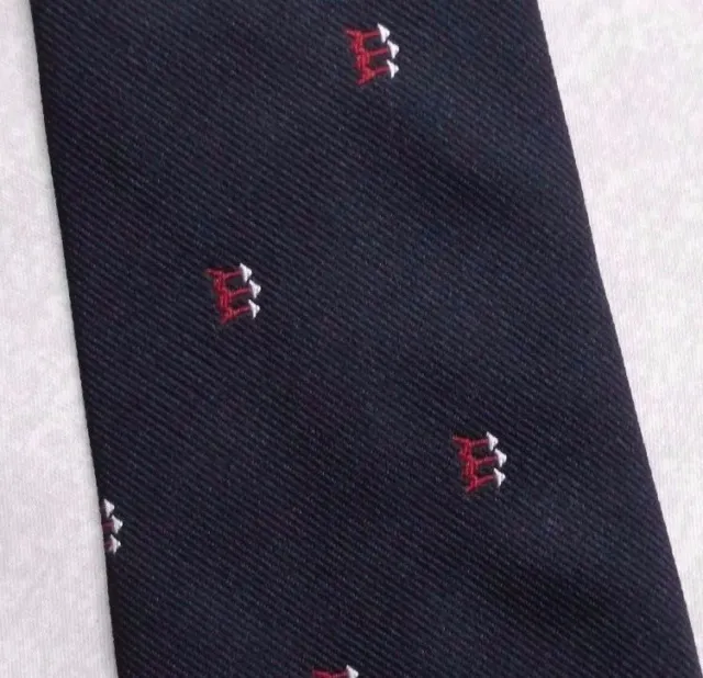 Tie Necktie Vintage Mens Crested Club Association Society ARROW