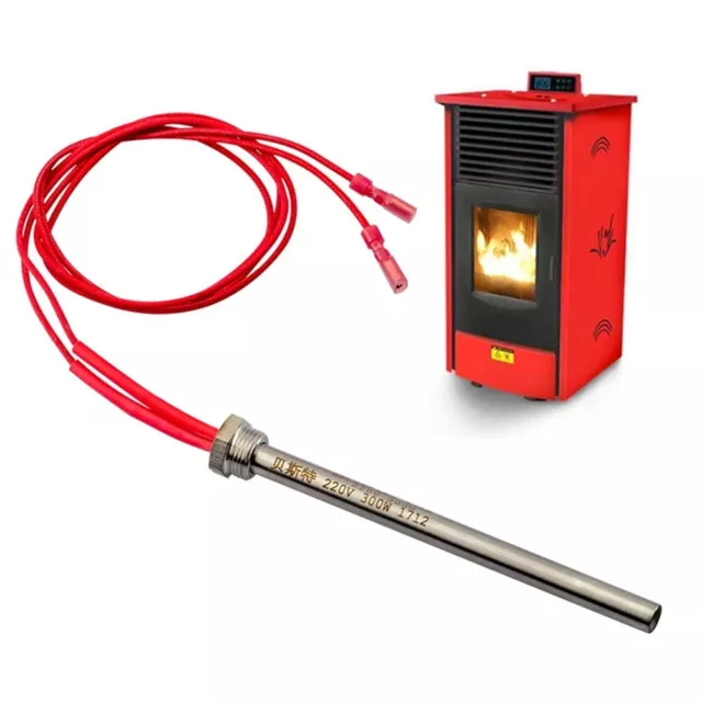 220V Igniter Hot Rod Heating Tube Durable Material for Wood Pellet Stove