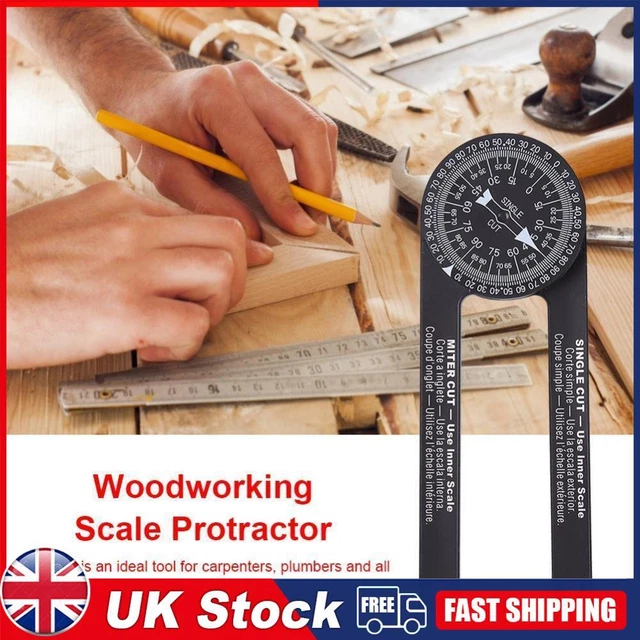 Practical Mitre Saw Protractor Woodworking Angle Gauge Detecting Hand Tool Sets