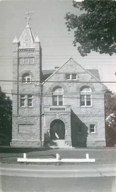 Real Photo Postcard Washington County Courthouse, West Kingston, Rhode Island