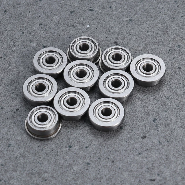 10 pz accessori cuscinetti flange a sfera in micro acciaio