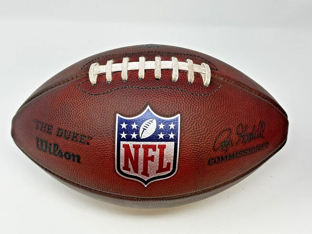 Game Prepped NFL Game Ball Wilson The Duke Official Leather Football