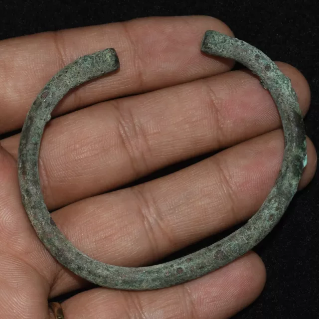 Ancient Roman Simple Bronze Bracelet Bangel Circa 1st - 3rd Century CE