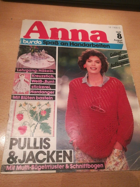 Anna, Burda, Spaß an Handarbeiten, 8/86