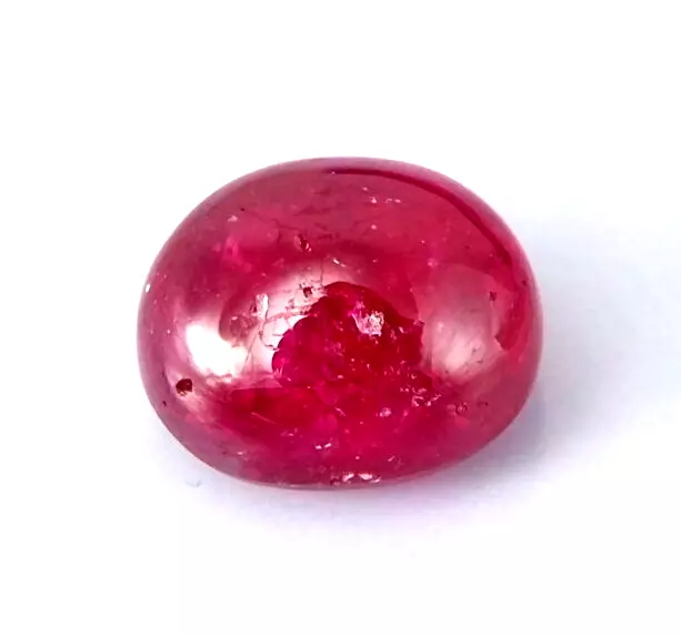 Shola Vrai 9,85 Carats Naturelle Rouge Rubis En Mosambique