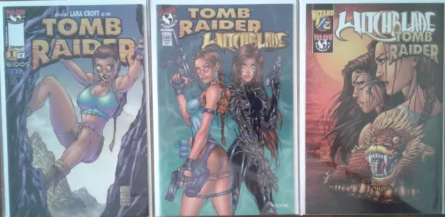 Tomb Raider Tomb Raider/Witchblade #1 Witchblade/Tomb Raider #1/2 Turner Variant
