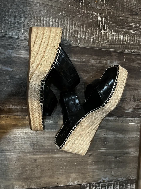 FRANCO SARTO WOMEN S Pinot Sandal Size 8 Espadrille Wedge Slide