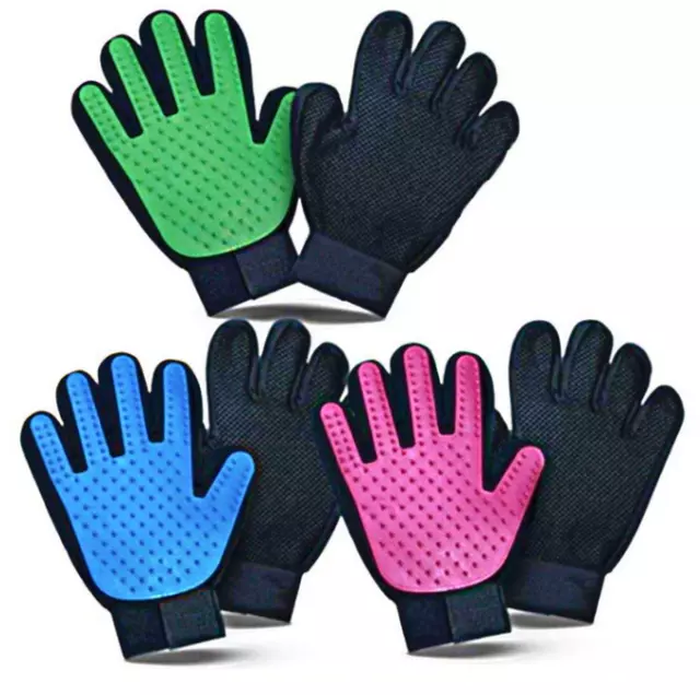Pet Hair Remover Dog Cat Comb Grooming Massage Deshedding Cleaning Brush /Gloves 9