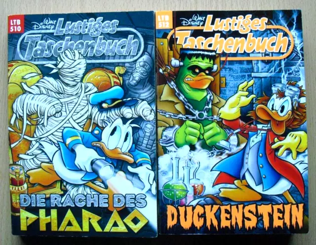 2 Walt Disney Lustige Taschenbücher LTB 510 + 512