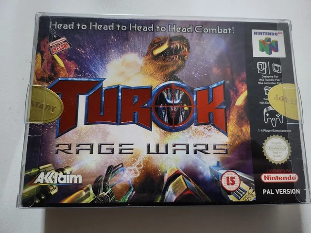 N64 Nintendo 64 Spiel - TUROK RAGE WARS - OVP - PAL - TOP - RARITÄT