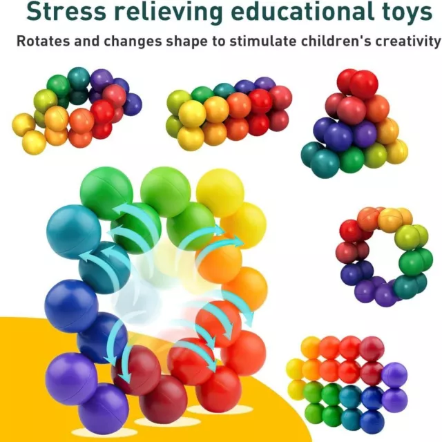 Waterproof Sensory Toys Rainbow Color Autism Sensory Toys