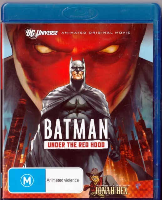 BATMAN - UNDER THE RED HOOD, Bluray Movie, 2010 - Animation M $7.00 - AU