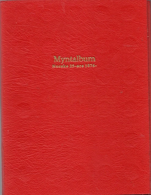 Norway -  Coin album with old 25 ører 1876-1982!