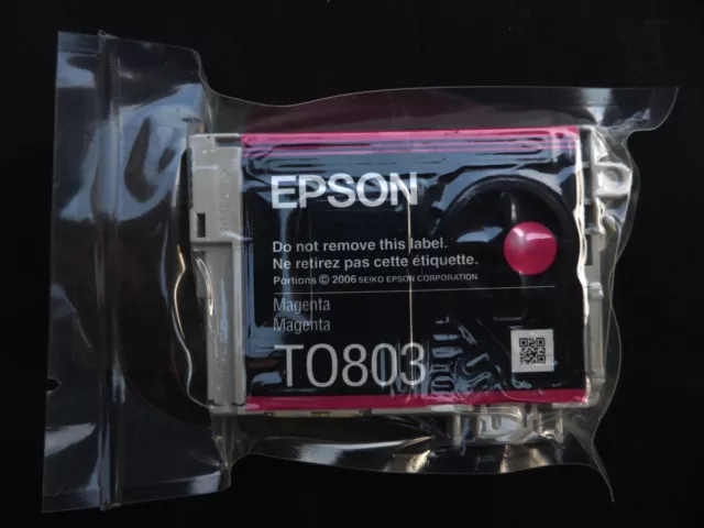 Epson T0803 Original Magenta Tintenpatrone