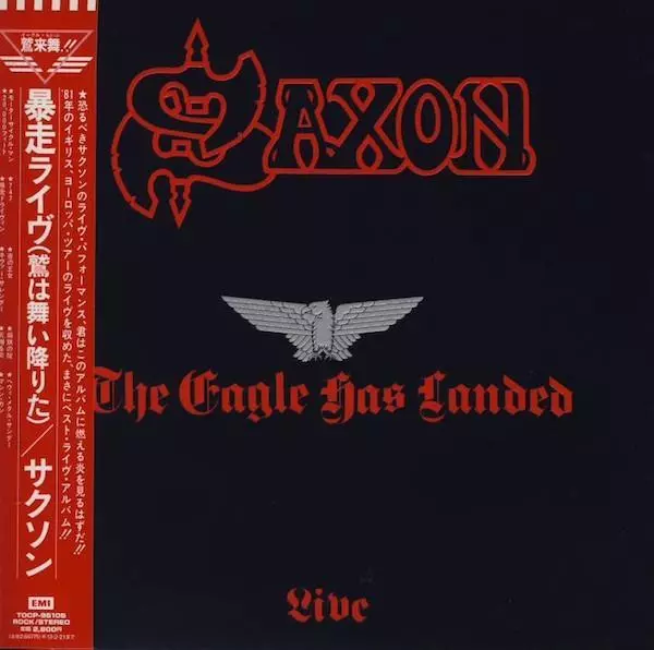 Saxon Eagle Has Landed (Live) CD Japan Emi 2012 SHMCD in card sleeve with