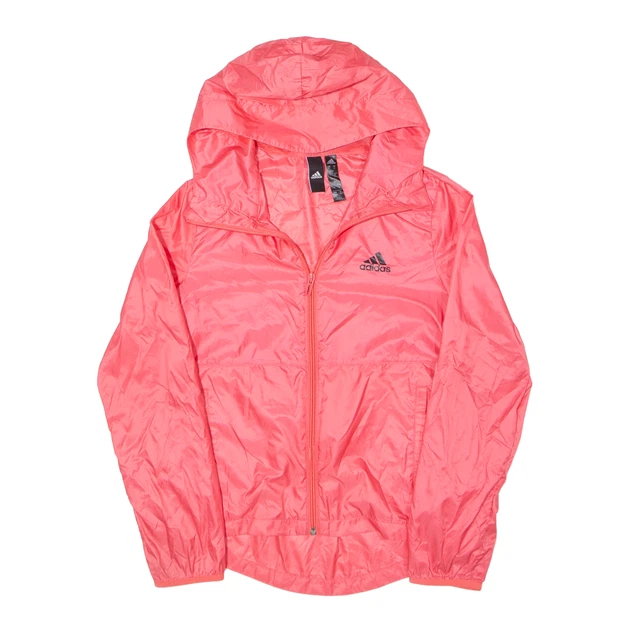 ADIDAS Rain Jacket Pink Girls 11-12 Years