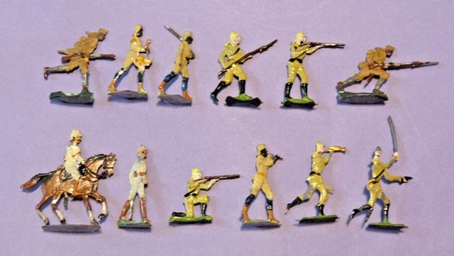 Soldats Allemands Coloniaux - Zinnfiguren Heinrichsen - 44 Pièces - Étain 30mm - Occasion