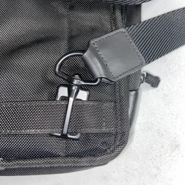 Tumi Black Crossbody Sling Bag Pack Alpha Bravo 14
