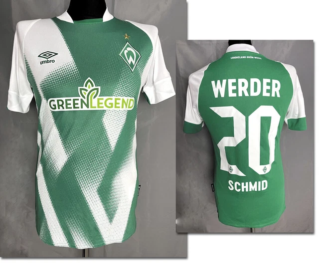 match worn shirt Spielertrikot SV Werder Bremen 2022/23 Romano Schmid Fussball