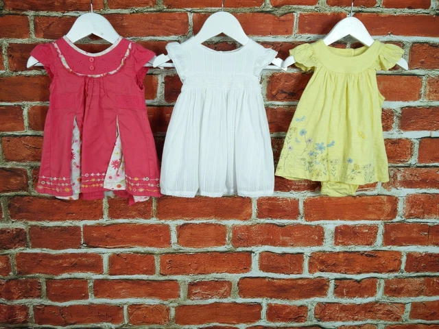 Baby Girl Bundle Age 3-6 Months Little Rocha Next Etc T-Shirt Dress Summer 68Cm