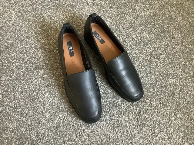 M S COLLECTION INSOLIA Flex Slip On Comfort Shoes Brown Size 6 Eu 39.5 Rrp 35 14.99 PicClick UK