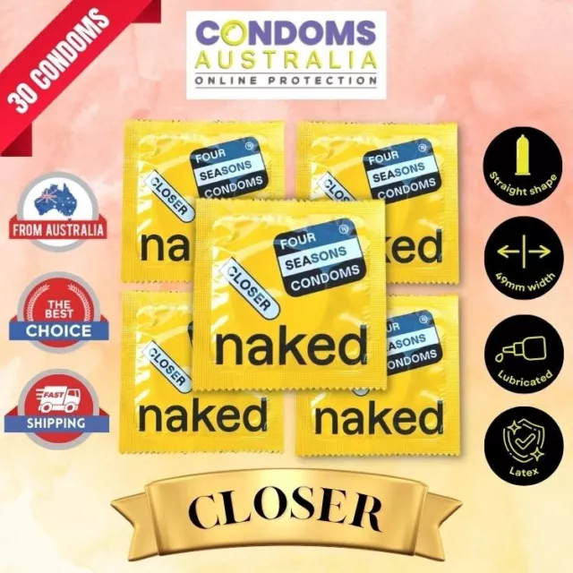 Four Seasons Naked Closer Condom (30 Condoms) Bulk Pack