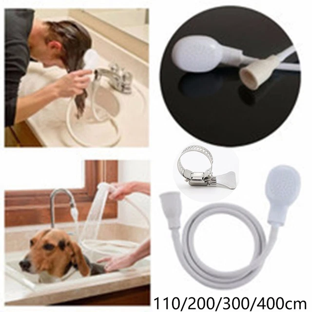 Poussoir Douche Tuyau & Tête for Robinet Simple Spray Mitigeur Bain Ou Cuisine