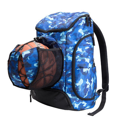 Kuangmi Basketball Football Backpack Ball Pocket All Sports Gym Travel Bag