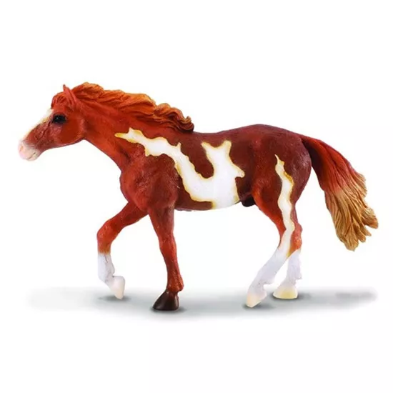 NEW CollectA 88101 Chestnut Pinto Mustang Horse 15.5cm Long - RETIRED