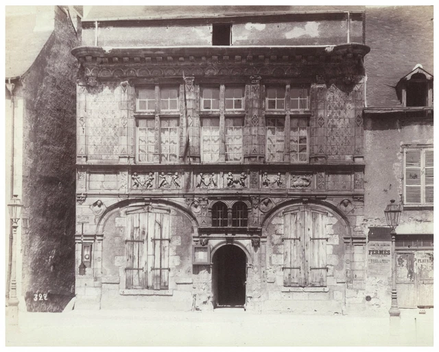 Vintage Saint-Quentin - Tirage Citrate Original Hôtel De Ville Circa 1910 - Format 10x15 Cm
