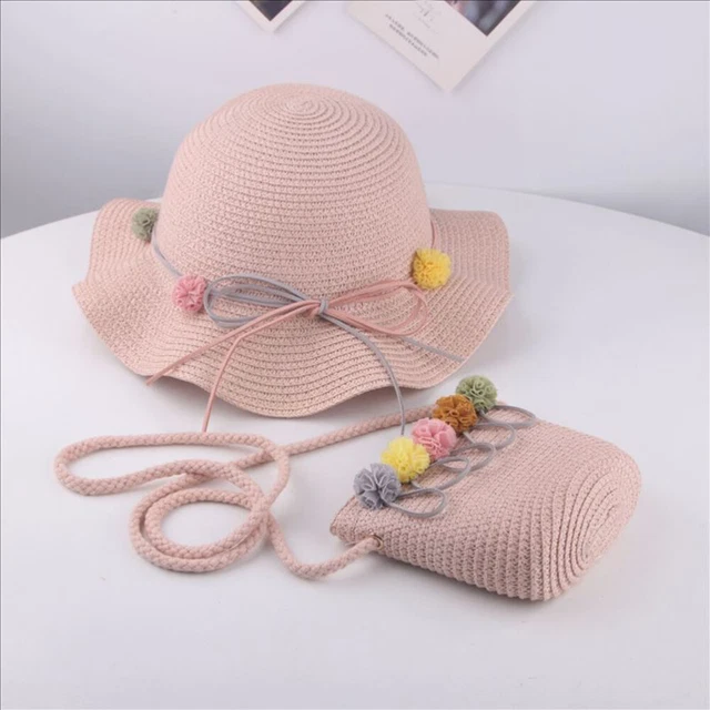 Chapeau De Paille D'été Pour Enfants Chapeaux Soleil Plage Des Voyage