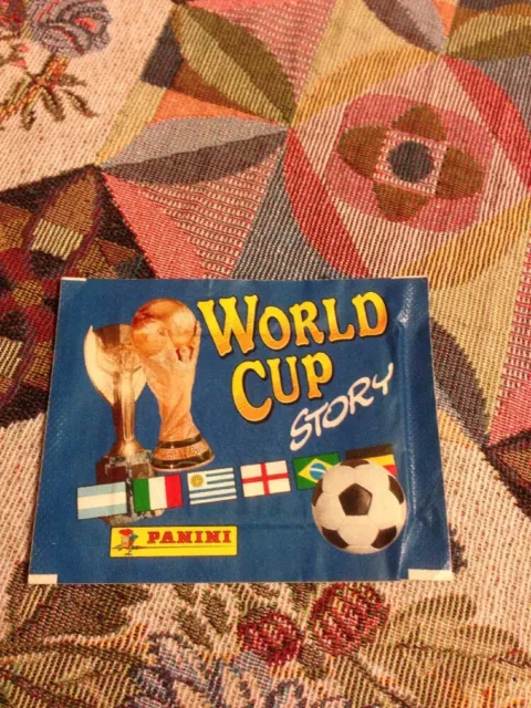 Bustina Di Figurine Sigillata Calciatori World Cup Story Edizione Panini