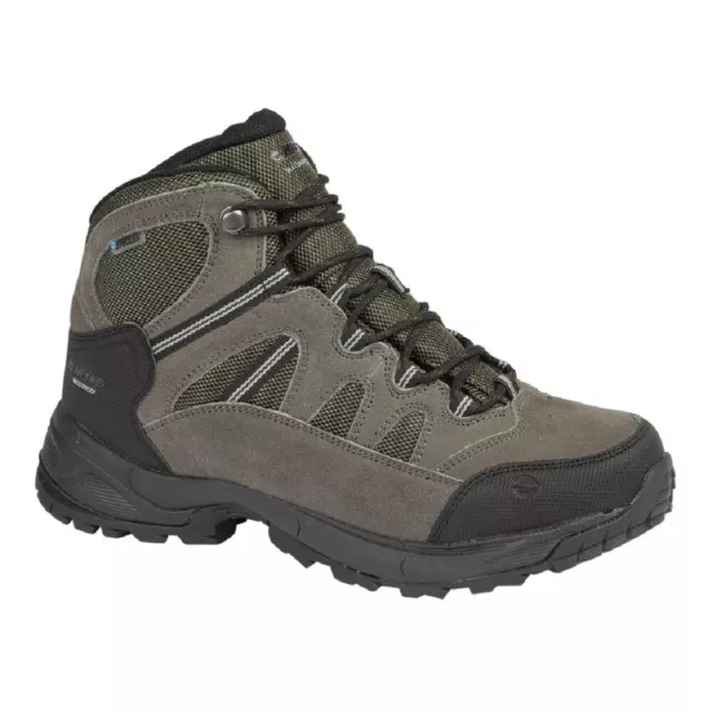 Hi-Tec Mens Walking Boots Bandera II Wide Waterproof Leather Lace Hiking Trail