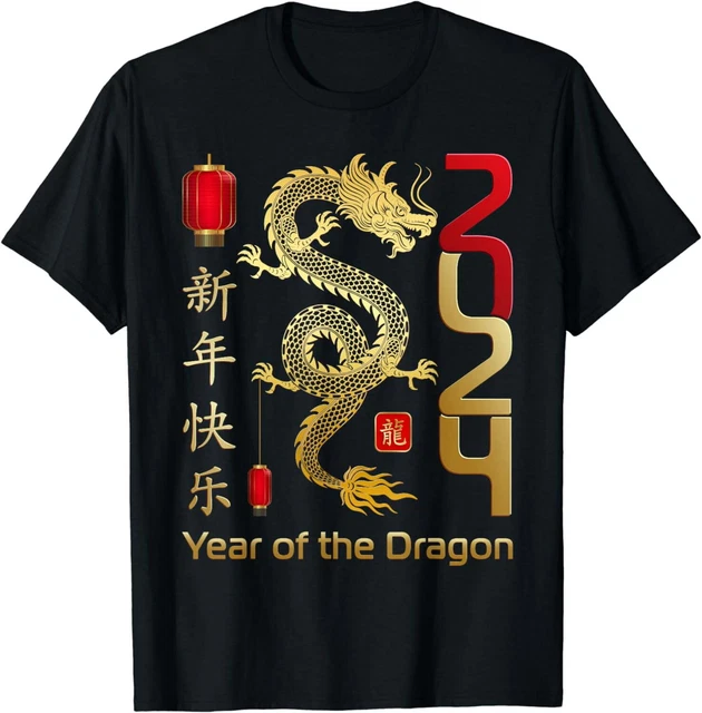 YEAR OF THE Dragon 2024 Lunar New Year Chinese New Year 2024 TShirt 9