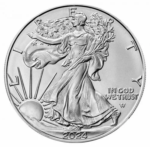 1 oz Silver American eagle 2024 coin .999