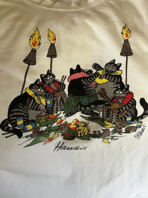 Hawaii Crazy Shirt B Kliban Cat Luau