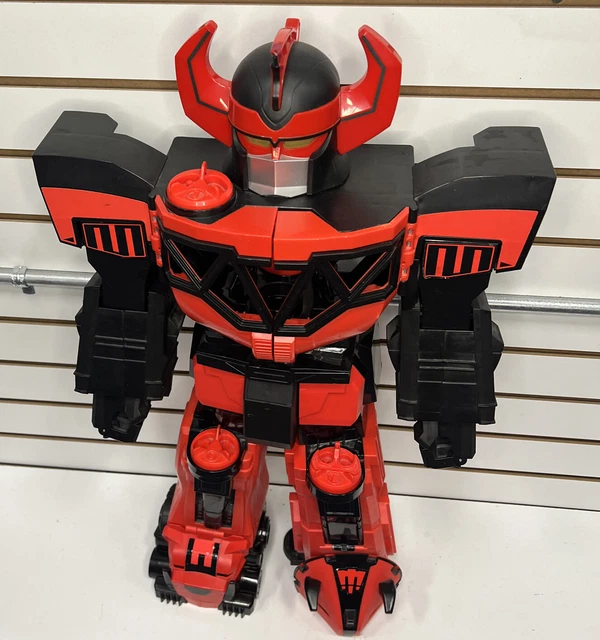 POWER RANGERS ROBOT Imaginext Black Red Morphin Megazord Giant 27 ...