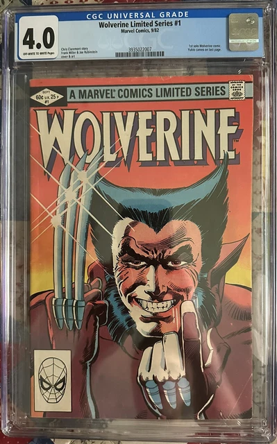 CGC Graded Wolverine Limited Series #1 Frank Miller (1982)