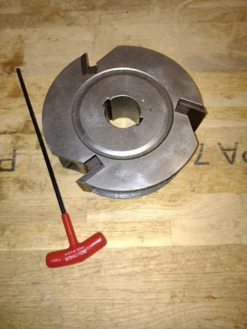 Three Wing Cutter Block, with rebate cutter inc, - Spindle Moulder Tooling