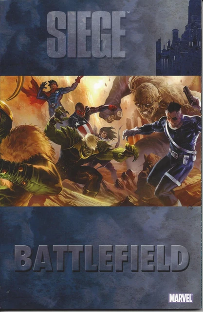 SIEGE BATTLEFIELD VOLUME 1 TPB OOP Avengers Thor Captain America 2010 NM- NM