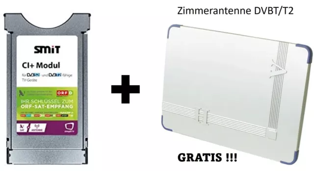 Orf Karte Modul Cardless Irdeto Sat Dvbt2 Dvbt + Zimmerantenne GRATIS Österreich