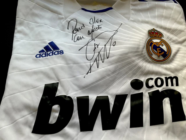 CAMISETA REAL MADRID firmada Por CRISTIANO RONALDO Con Etiqueta Y