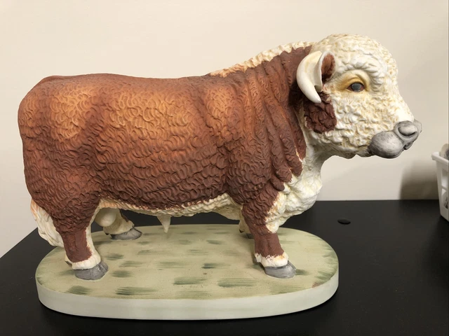 Hereford Bull By Andrea By Sadek Ceramic Bull